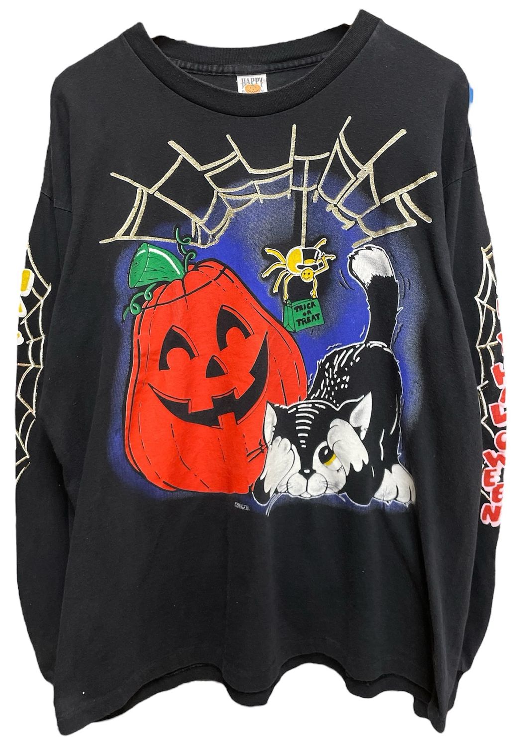 Vtg Halloween Long Sleeve 23x30