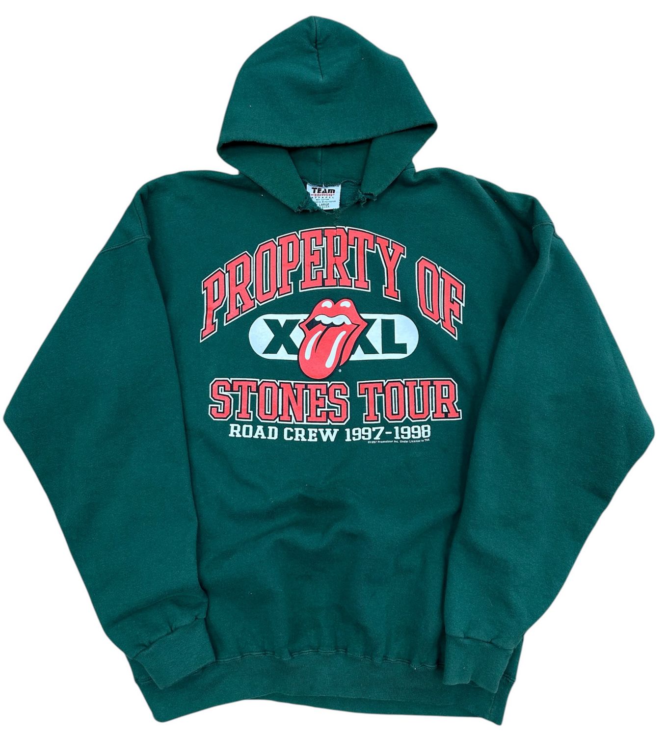 Vintage Rolling Stones Tour Hoodie Size XL