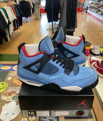 Jordan 4 Retro Travis Scott Cactus Jack Size 12 (Lightly Worn)