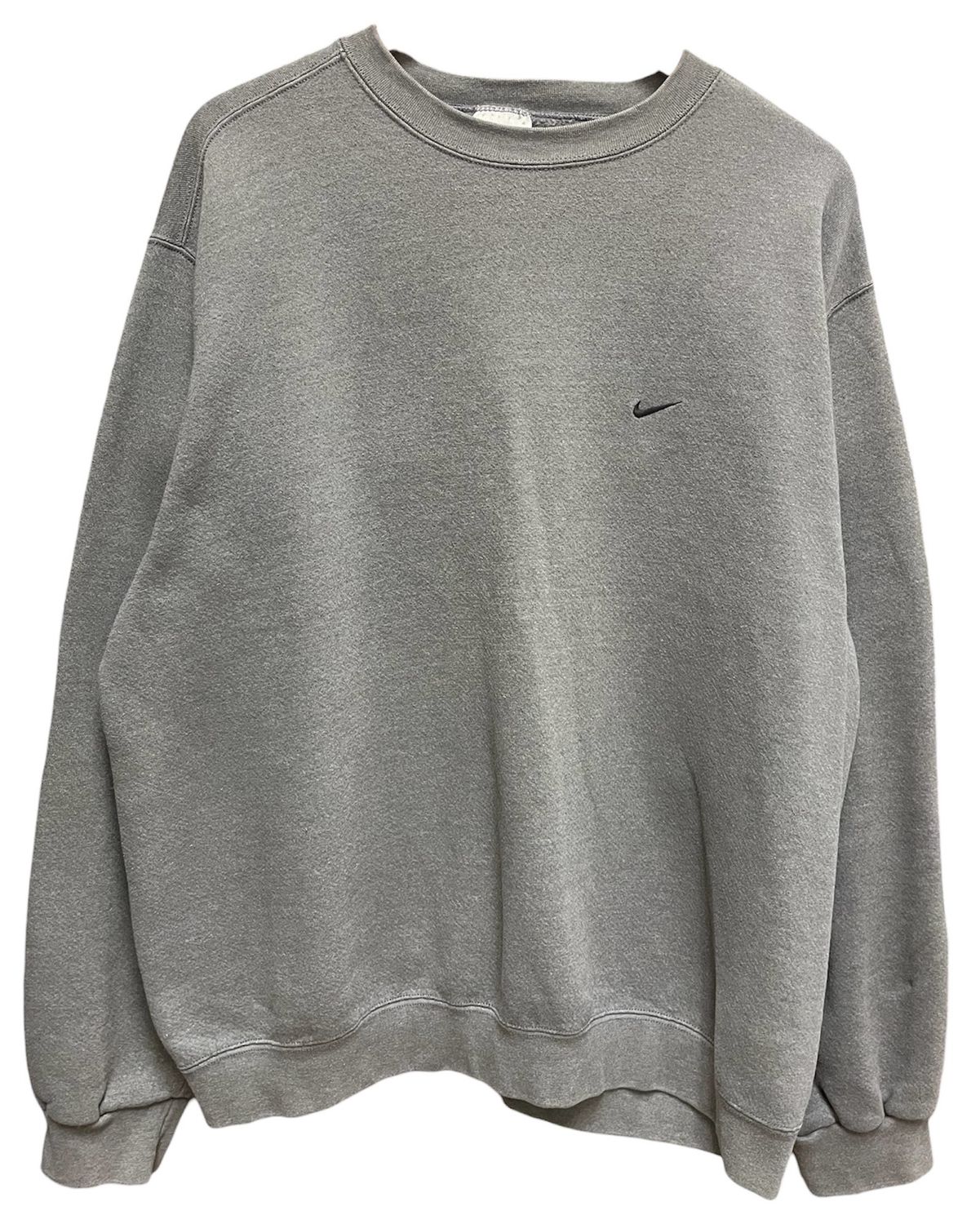 Vtg Nike Check Crewneck Grey