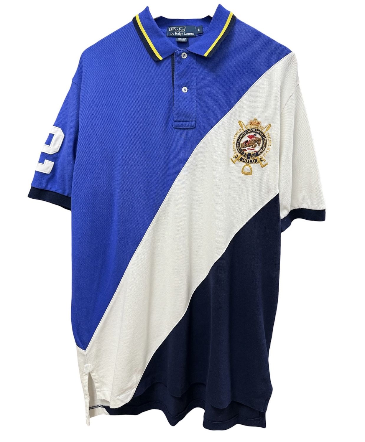 Vtg Polo Ralph Lauren Colorblock Polo Shirt