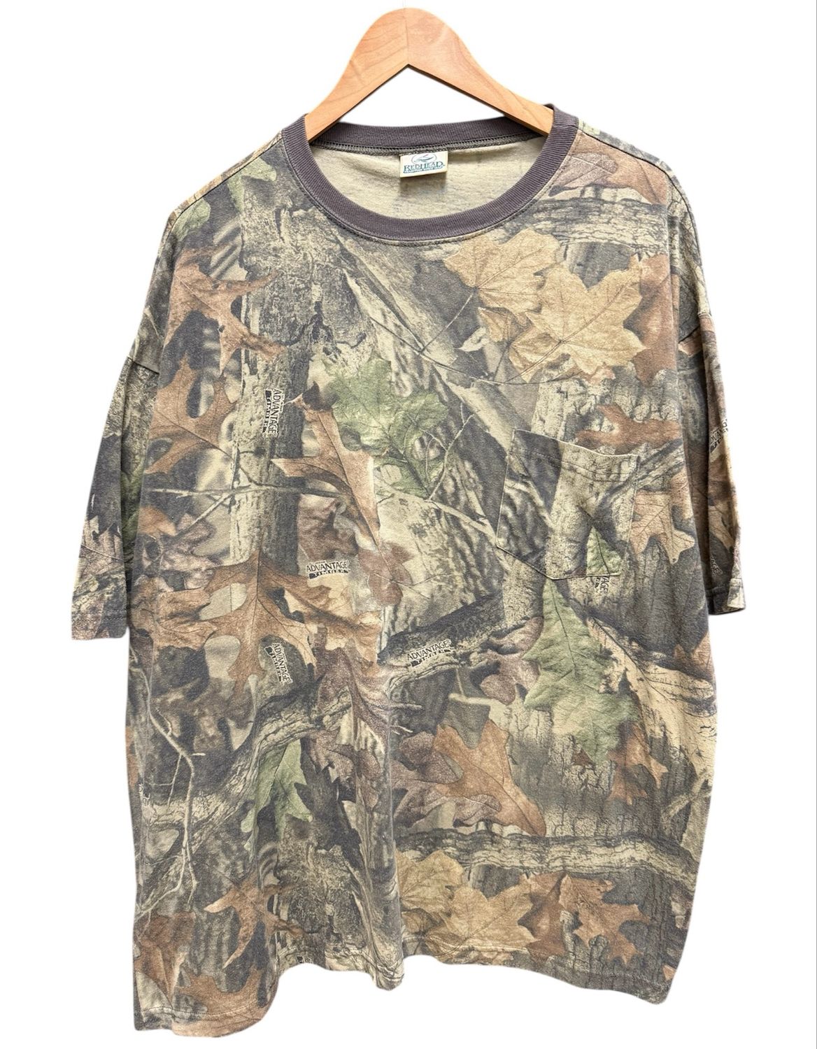 Vtg Reahead Camo Tee 28x31