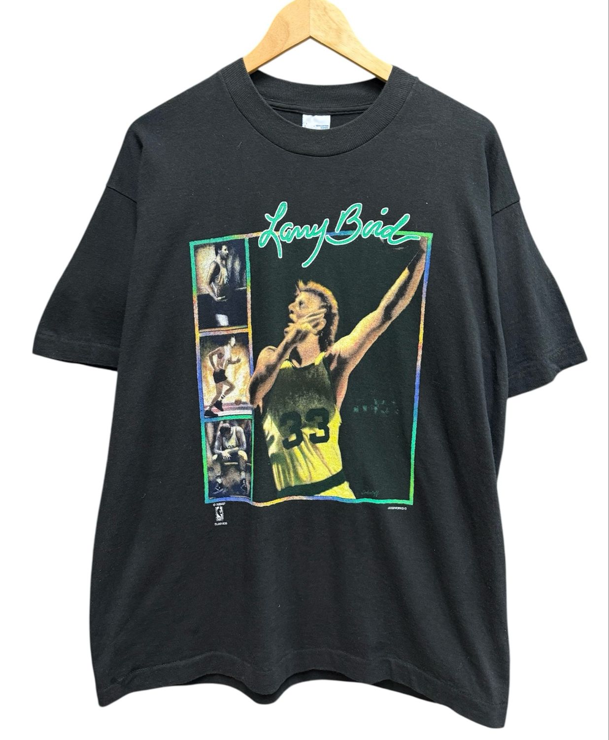 Vtg Larry Bird Tee 23x30