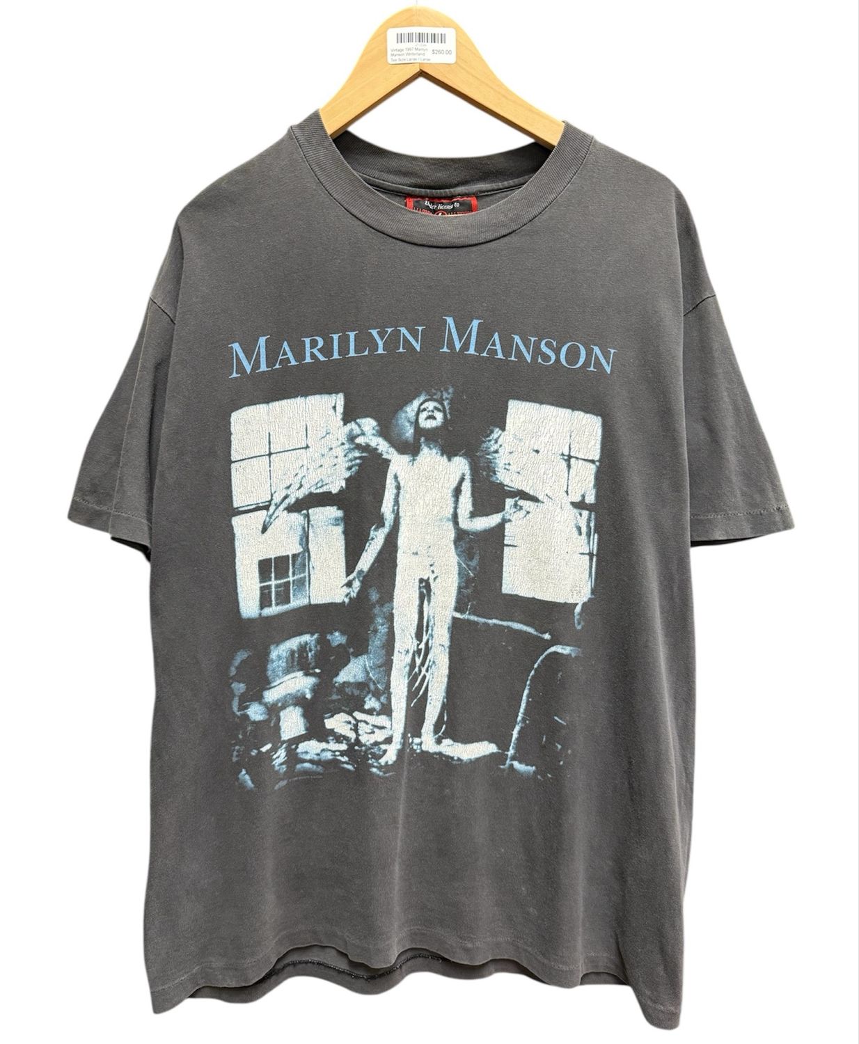 Vintage 1997 Marilyn Manson Winterland Tee Size Large