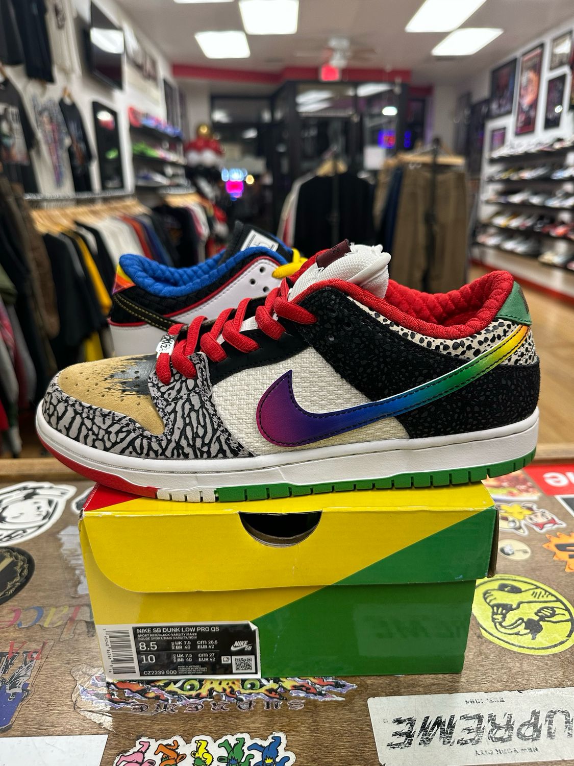 Nike SB Dunk Low What The Paul Size 8.5 (WORN)