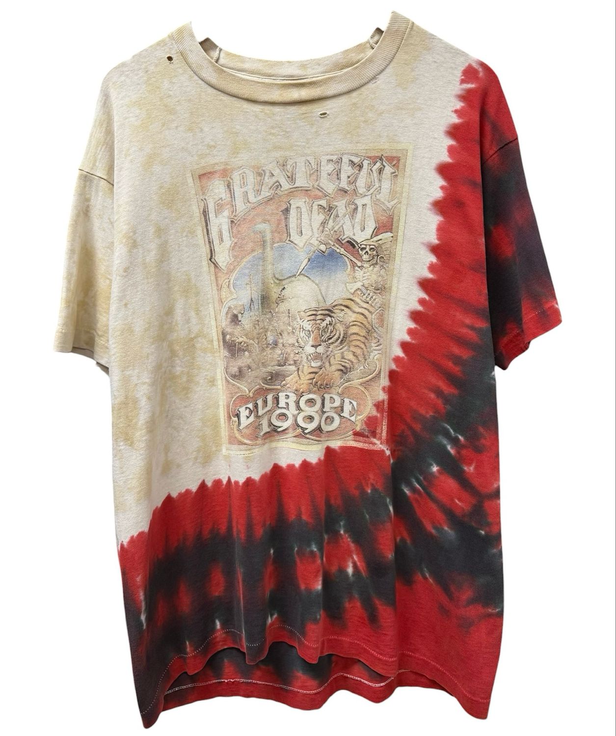 Vtg Grateful Dead Europe Shirt Size XL