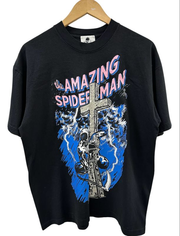 Warren Lotas Amazing Spiderman Shirt Size Large (WORN)