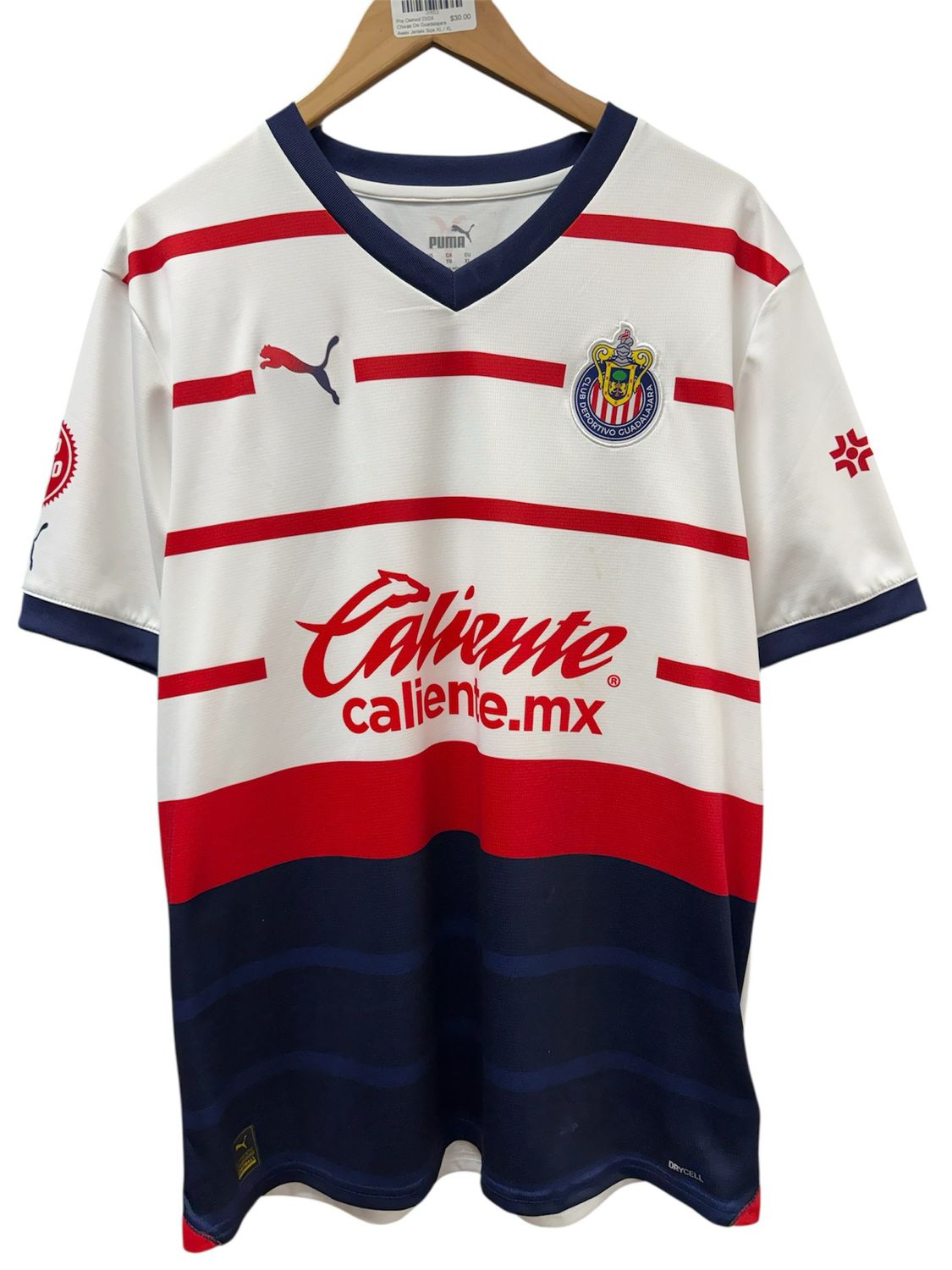 Pre Owned 23/24 Chivas De Guadalajara Away Jersey Size XL