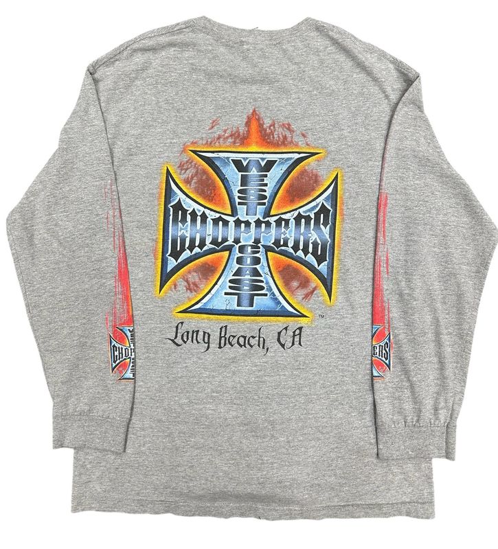 Vintage West Coast Choppers Long Sleeve Shirt Size Large