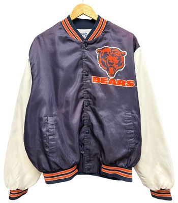Vtg Chalkline Chicago Bears Fanimation Jacket Size XL