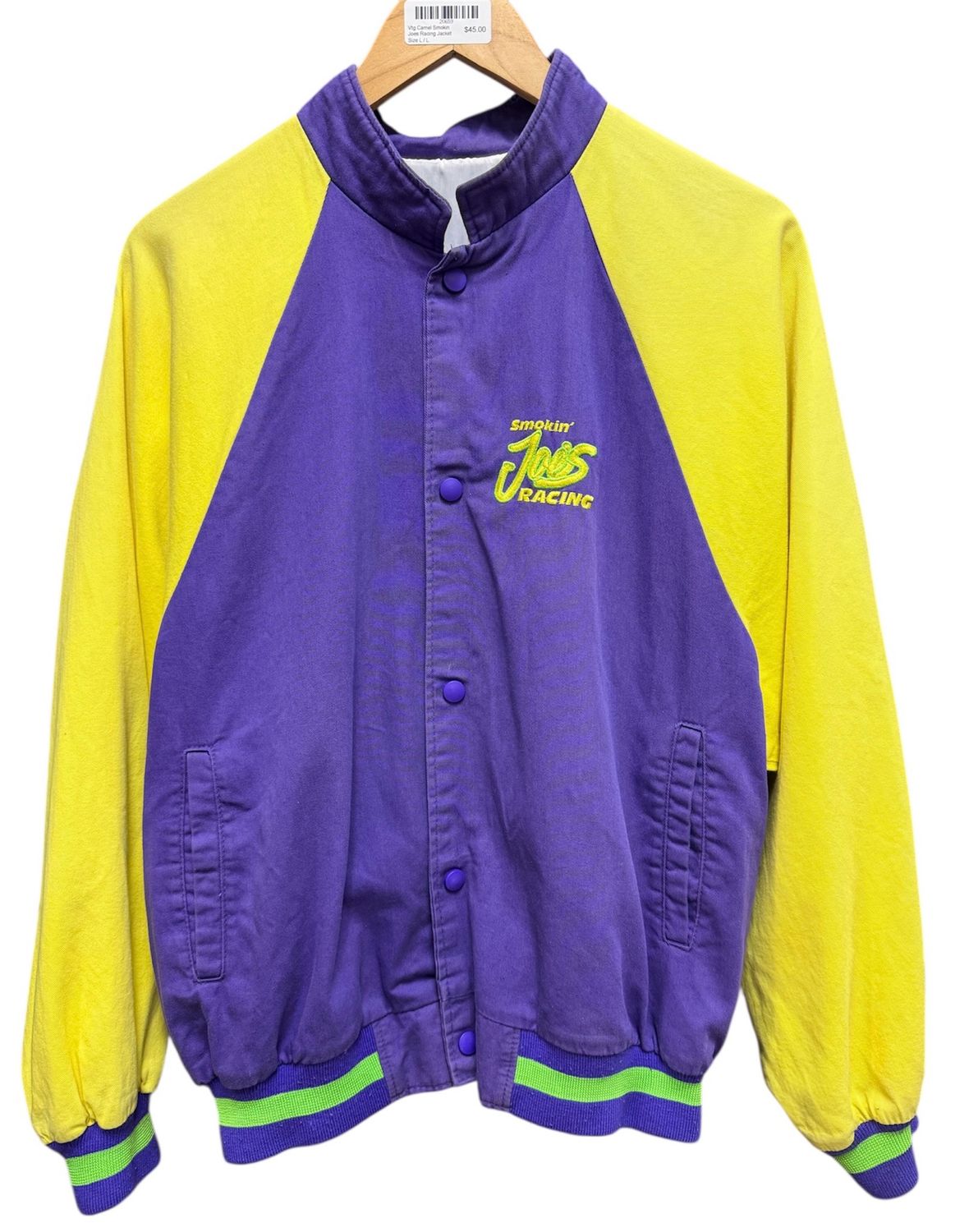 Vtg  Camel Smokin Joes Racing Jacket Size L