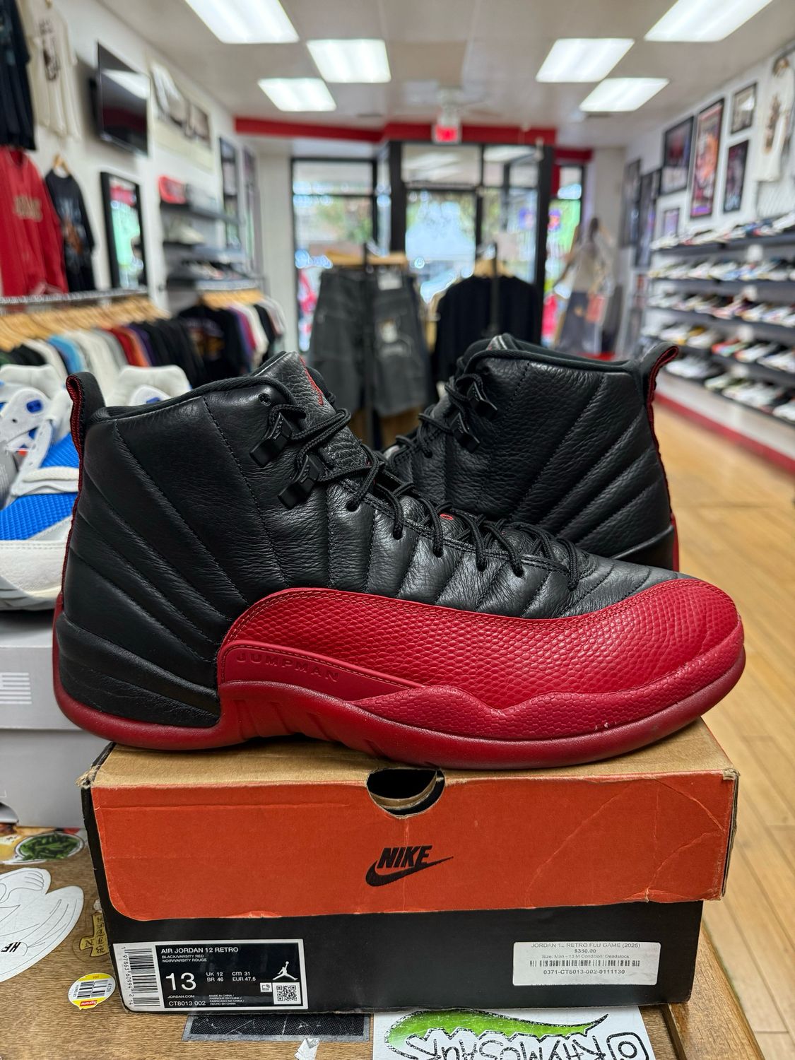Jordan 12 Retro Flu Game (2025) Size 13 (WORN).