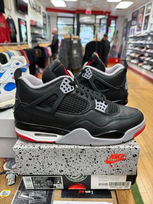 Jordan 4 Retro Bred Reimagined Size 9 (WORN)