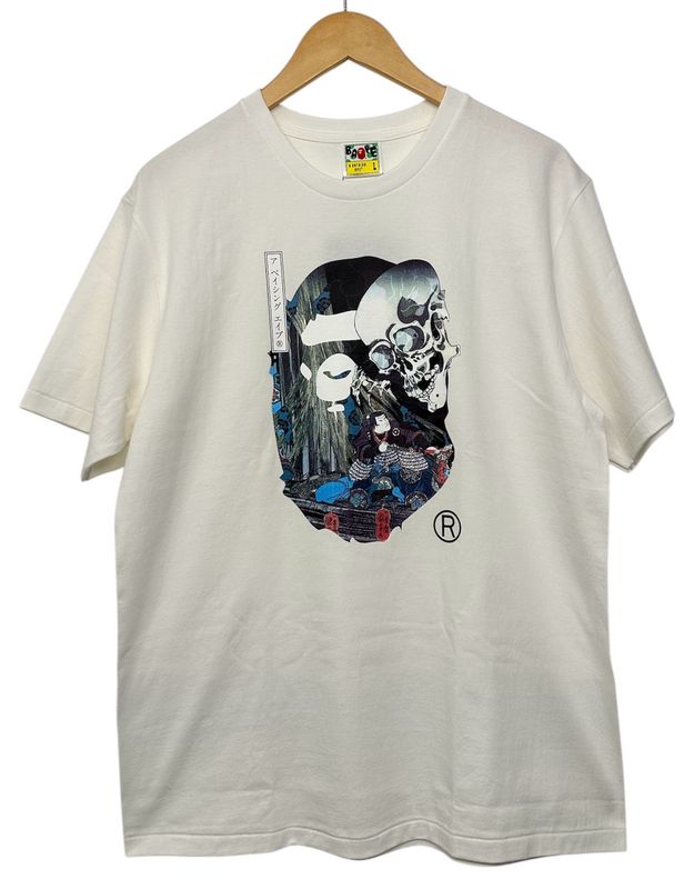 BAPE x Ukiyo-E Ape Head III Tee White (NEW) Large