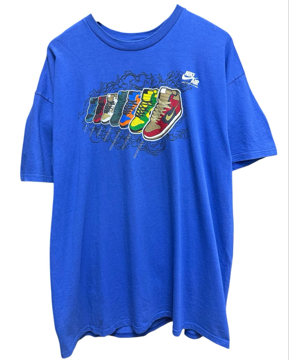 Pre Owned Early 00s  Nike Jam 7 Days A Week Tee Size 2XL