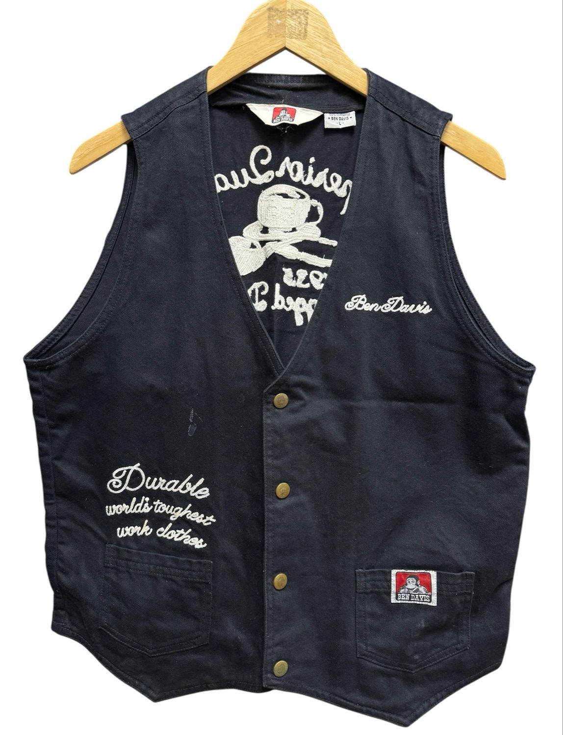 Vtg Ben Davis Vest Size L