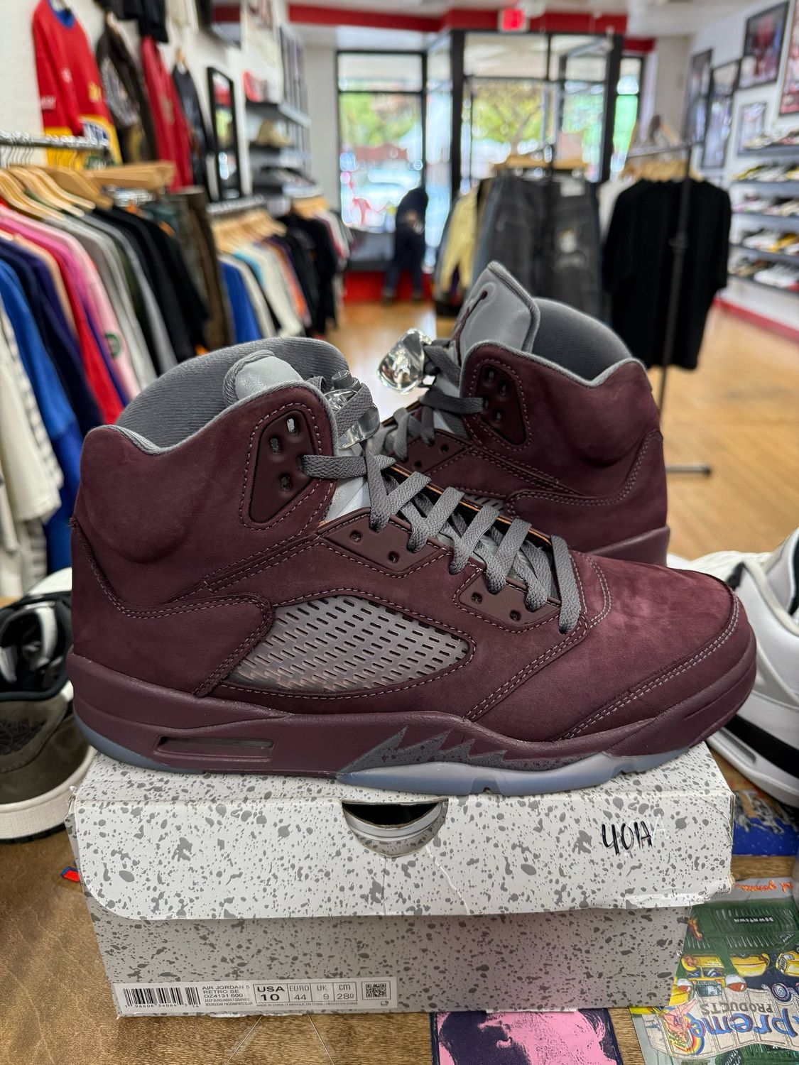 Pre Owned Jordan 5 Retro Burgundy (2023) Size 10