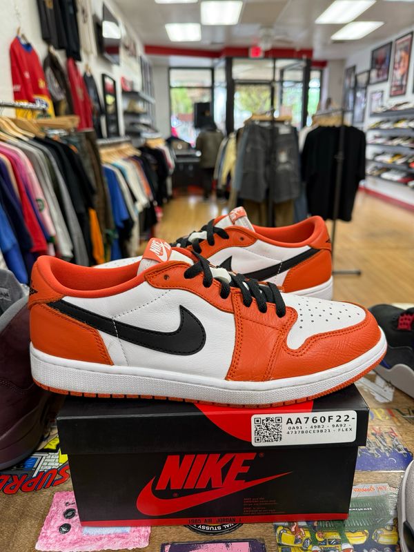 Pre Owned Jordan 1 Low Starfish Size 10