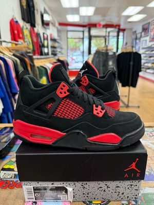 Pre Owned Jordan 4 Retro Red Thunder (GS) Size 6.5Y
