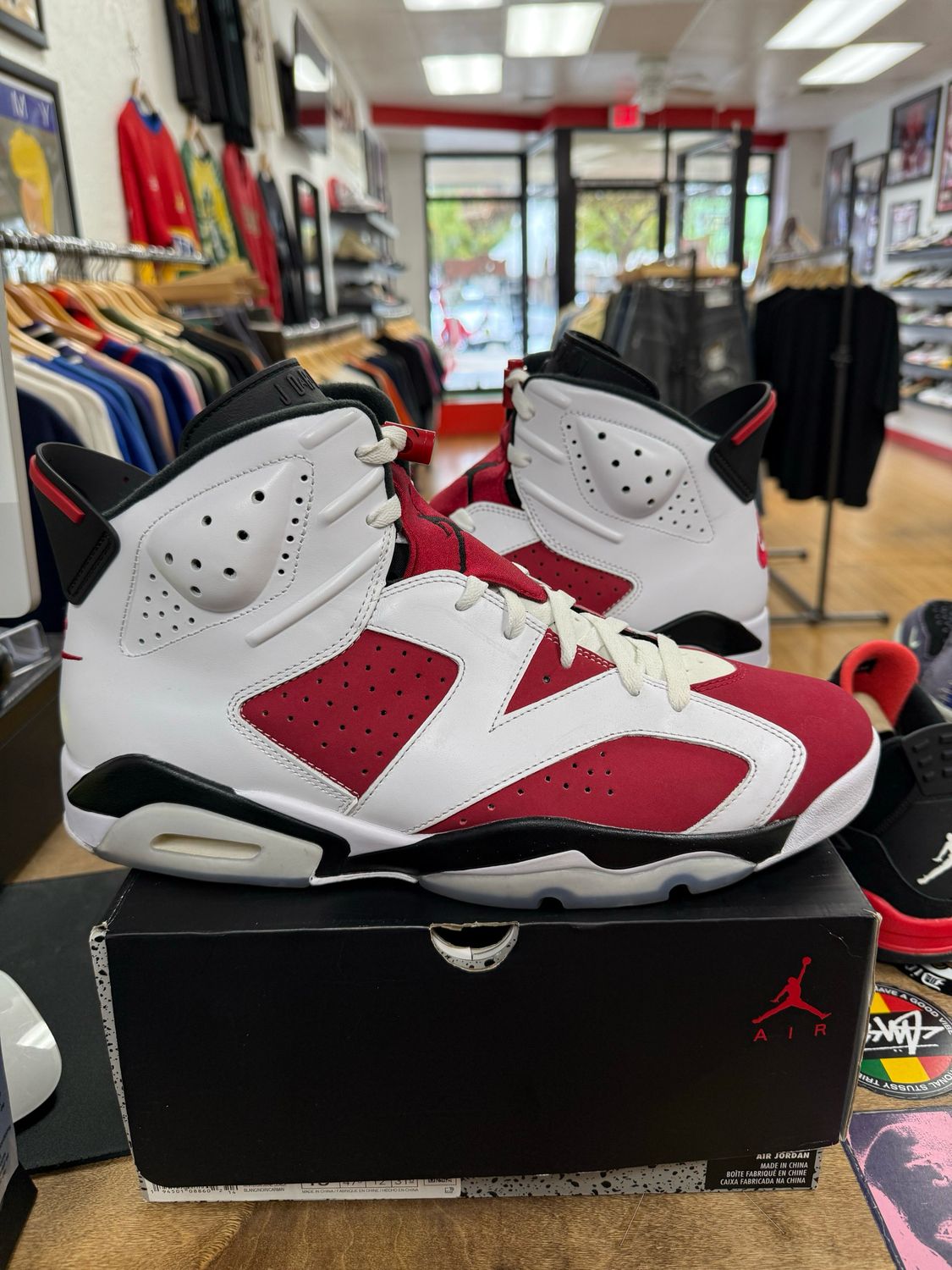 Pre Owned Jordan 6 Retro Carmine Size 13 (2021)