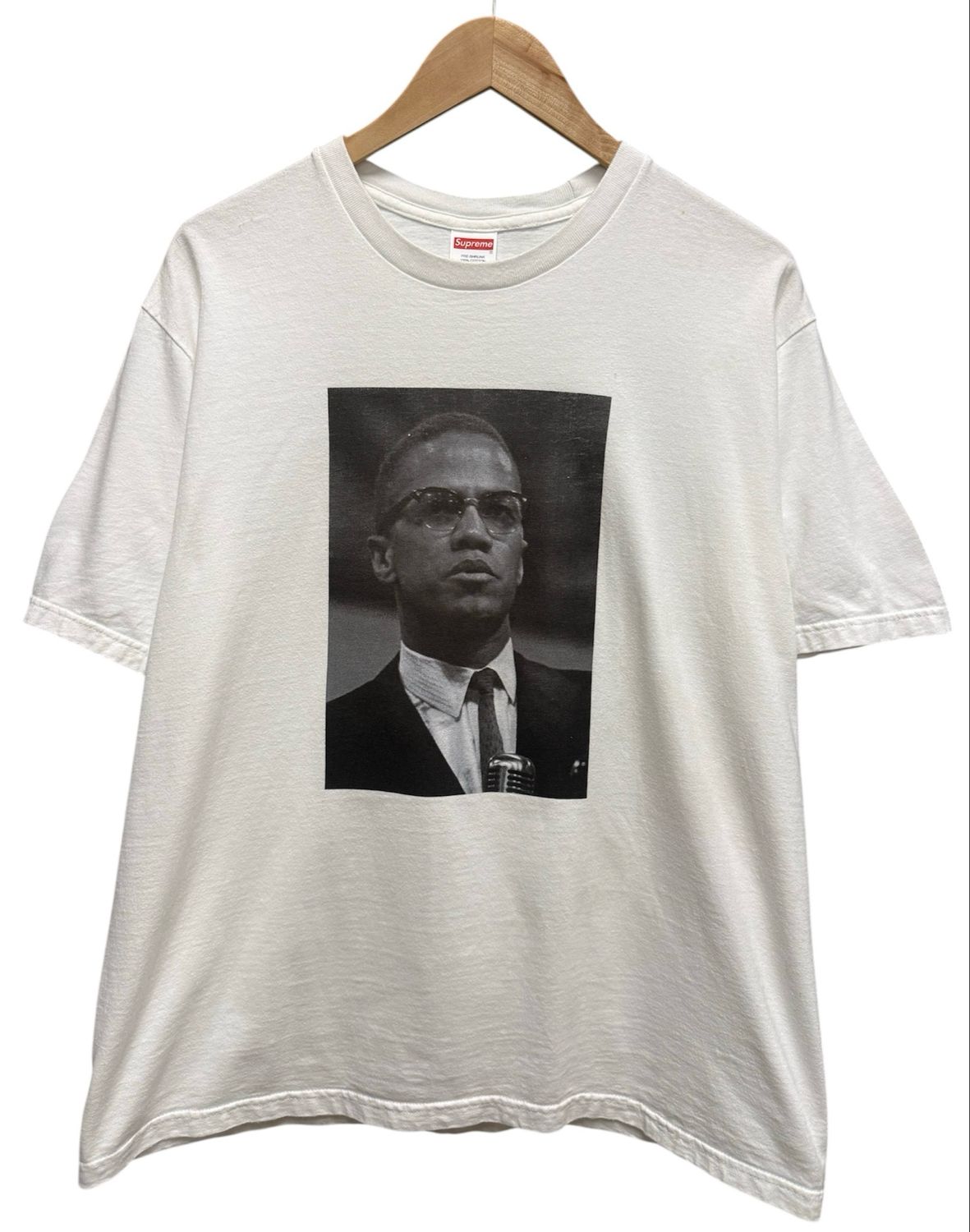 Supreme Roy DeCarava Malcolm X Tee White Size L