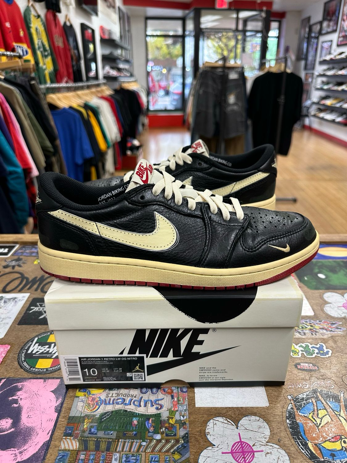 Jordan 1 Retro Low OG Nigel Sylvester Better With Time Size 10 (WORN)