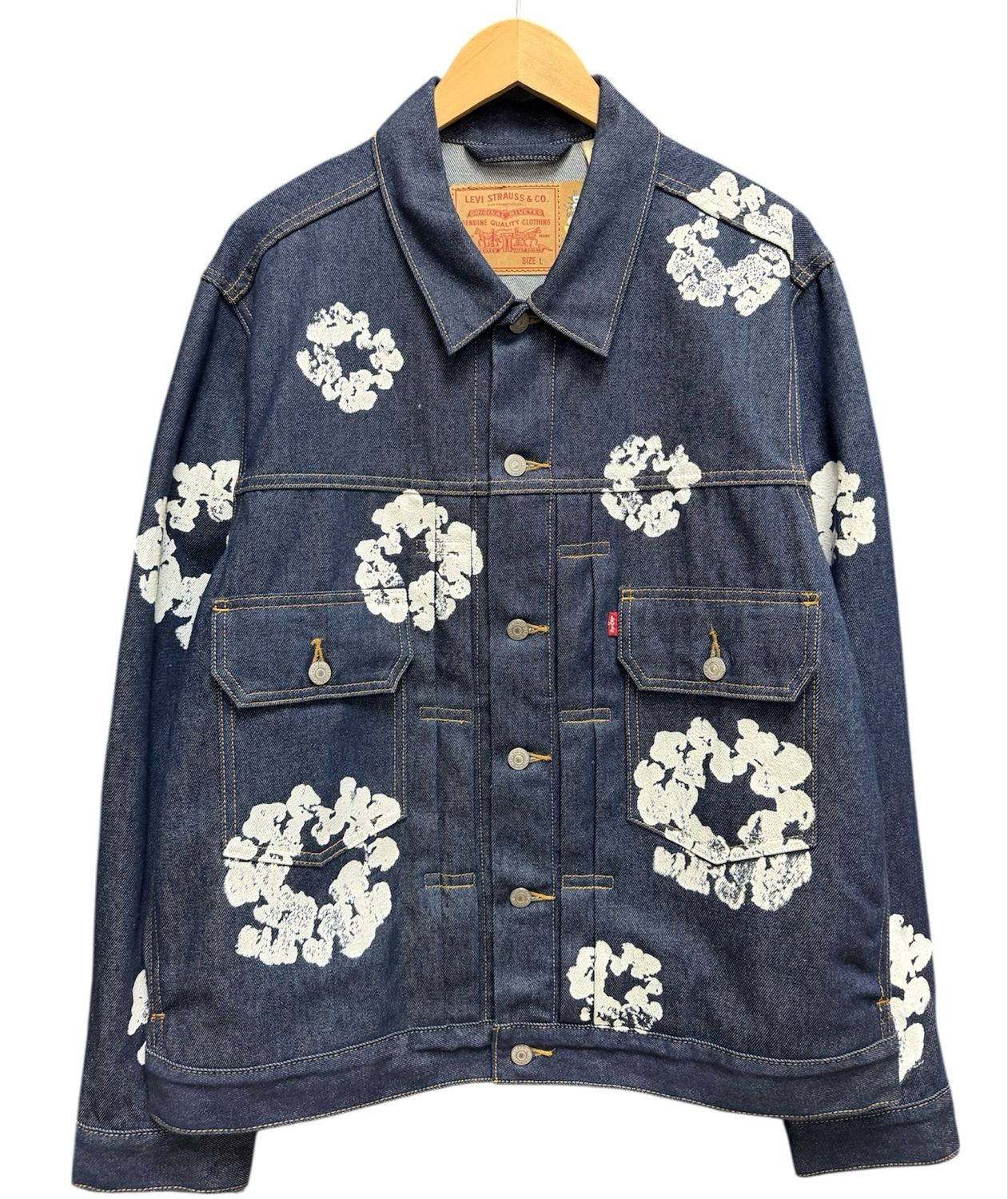 Pre Owned Denim Tears x Levi's Jacket Indigo Size L