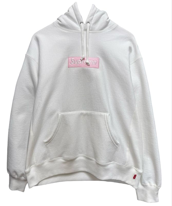 Supreme Box Logo Hooded Sweatshirt (FW25) White (NEW)