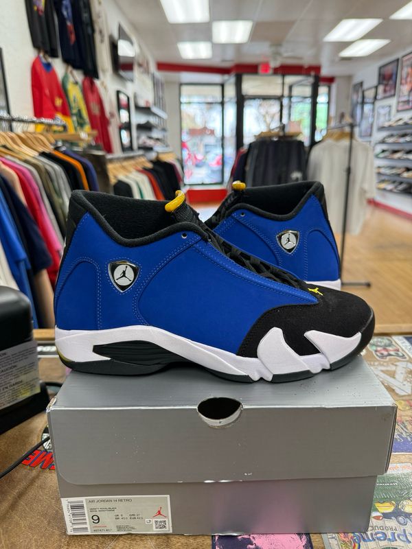 Pre Owned Jordan 14 Retro Laney (2023) Size 9