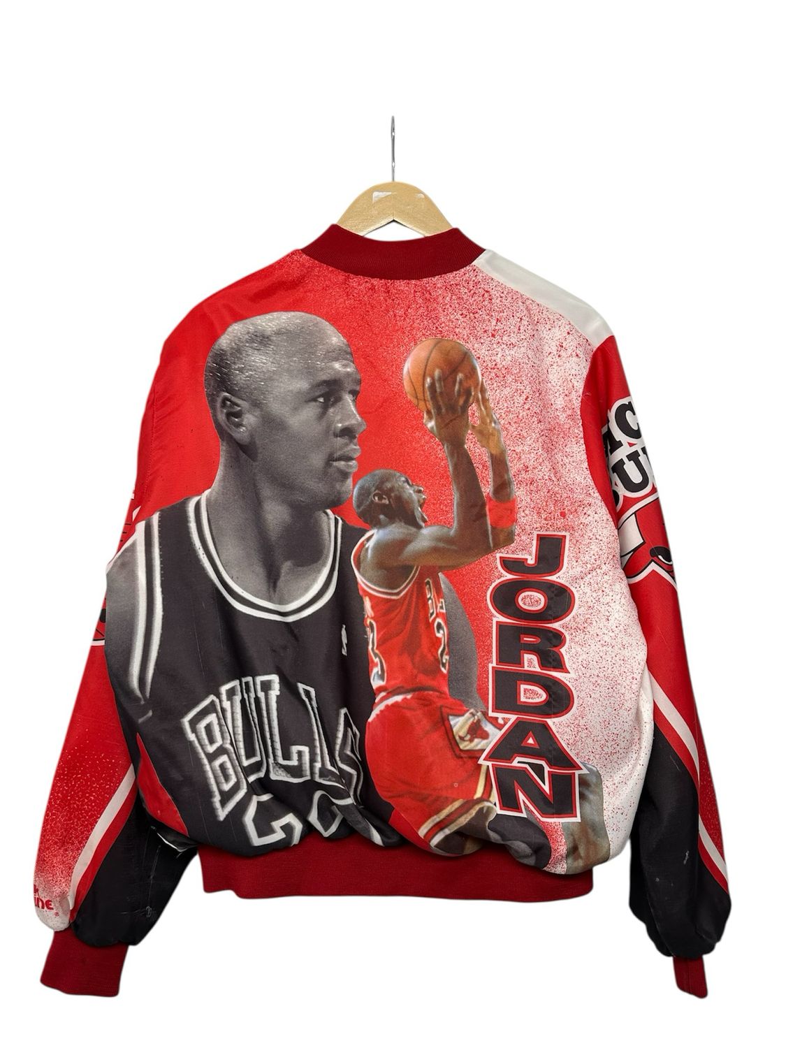 Vintage Michael Jordan Fanamation Chalk Line Jacket Size L (Fits Small)