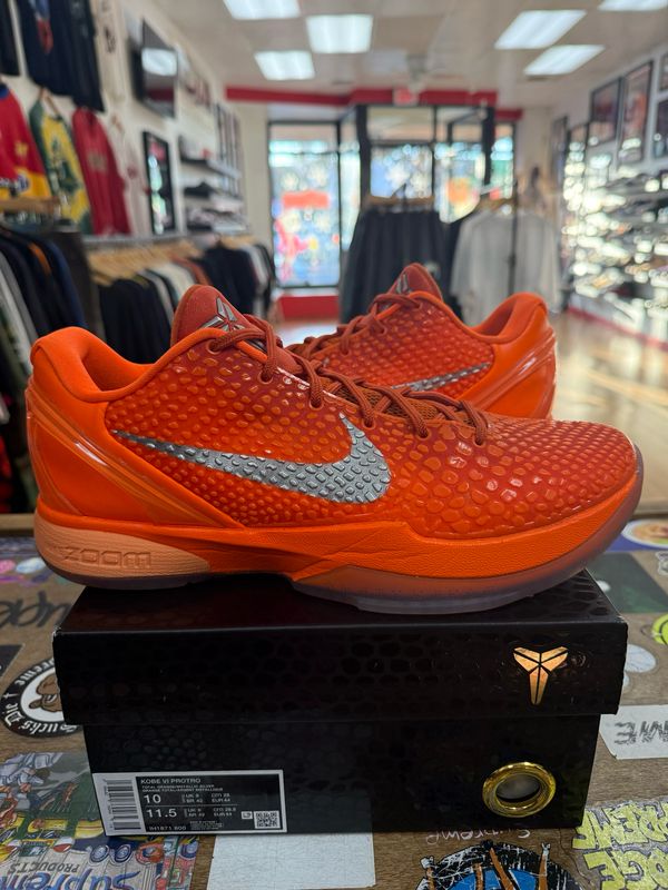 Nike Kobe 6 Protro Total Orange Size 10 (WORN)