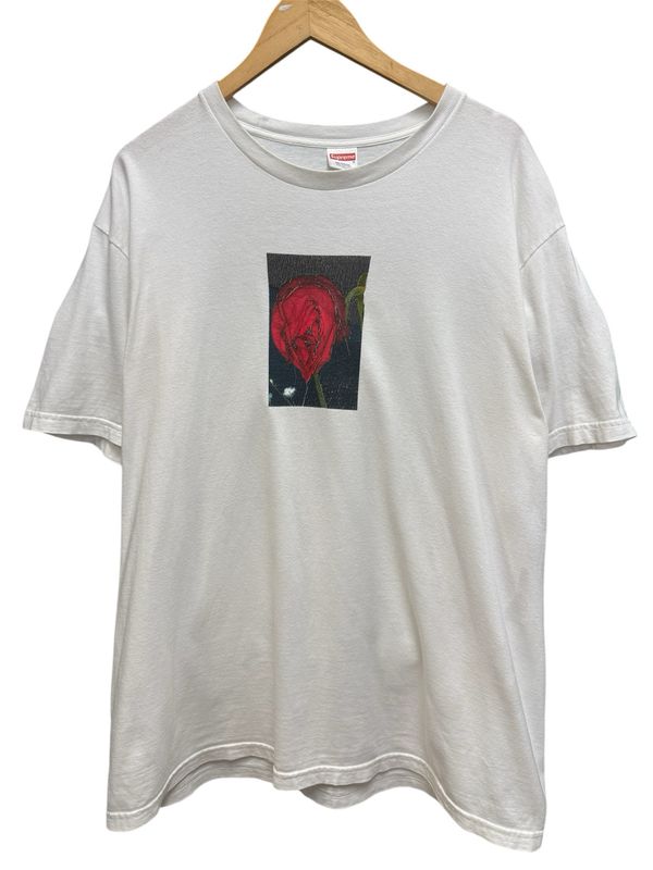 Pre Owned Supreme Araki Rose Tee White FW16 Size XL