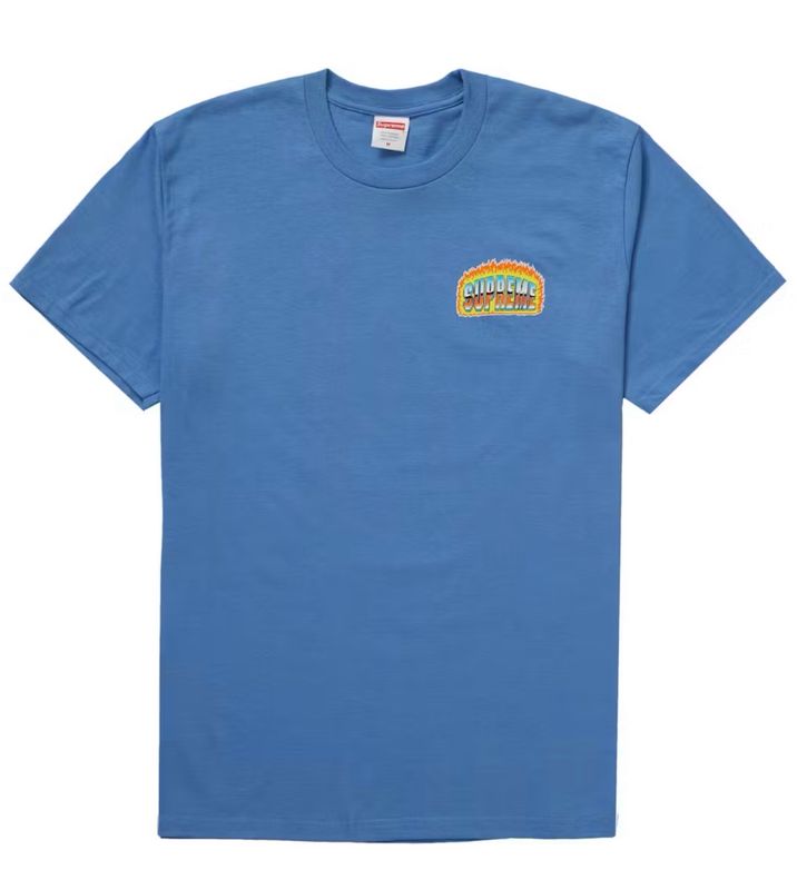 Supreme Chrome Tee Dusty Light Royal Size XL (NEW)