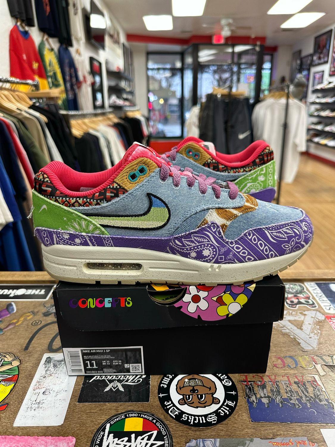 Nike Air Max 1 SP Concepts Far Out (Regular Box) Size 11 (Tried-On)