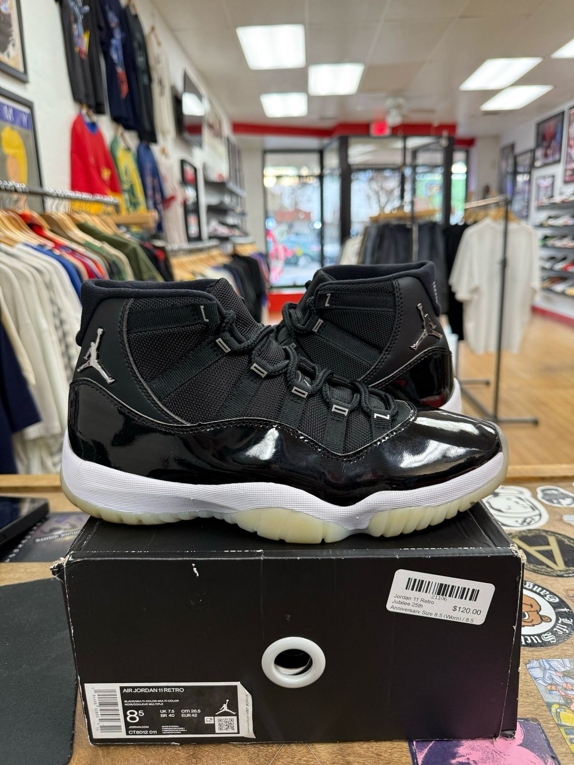 Jordan 11 Retro Jubilee 25th Anniversary Size 8.5 (Worn)