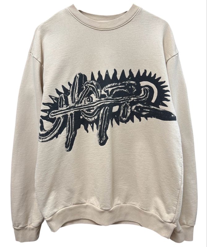 Pre Owned Travis Scott Utopia A3 Crewneck Light Brown Size M