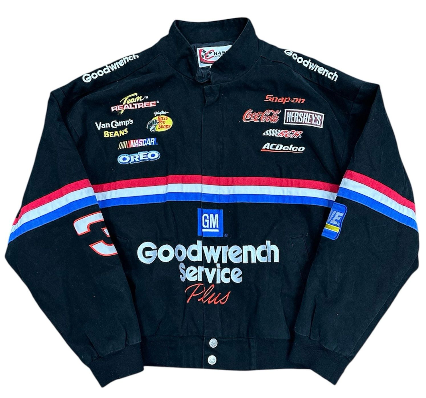 Vtg Dale Earnhardt Nascar Goodwrench Jacket Size L
