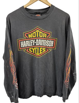Vtg 1996 Harley Davidson Fairfield Long Sleeve Size L
