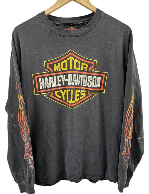 Vtg 1996 Harley Davidson Fairfield Long Sleeve Size L