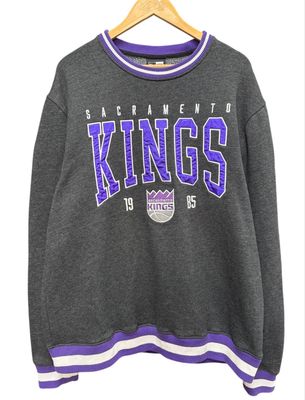 Vtg Sacramento Kings Crewneck Size Large