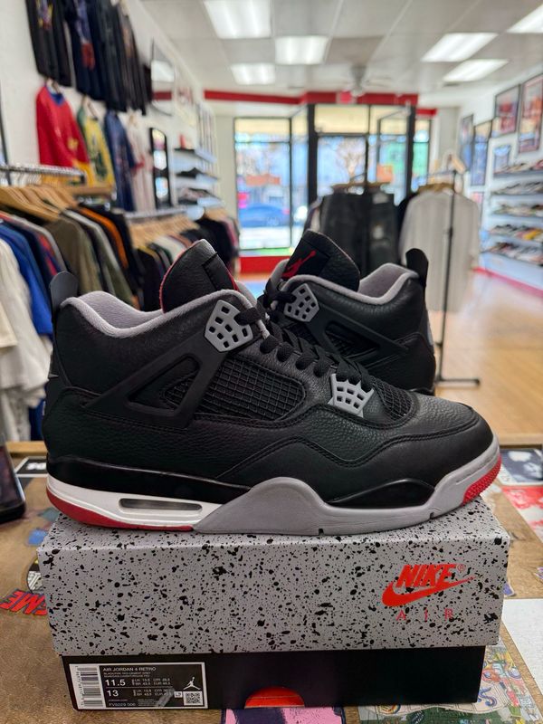 Pre-Owned Jordan 4 Retro Bred Reimagined Size 11.5