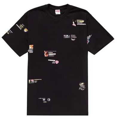 New Supreme Upset Tee Black FW24 Size XL