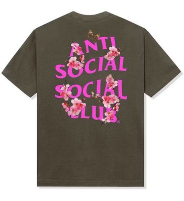 New Anti Social Social Club Kkotch Tee Dusty Brown SS24 Size L