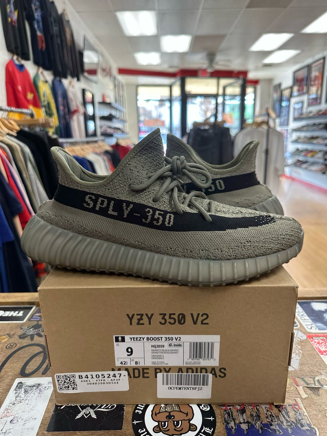 adidas Yeezy Boost 350 V2 Granite Size 9 (WORN)