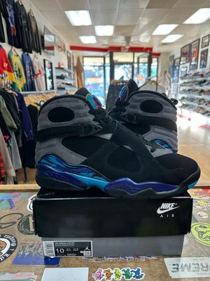 Jordan 8 Retro Aqua (2025) Size 10 (Lightly Worn)