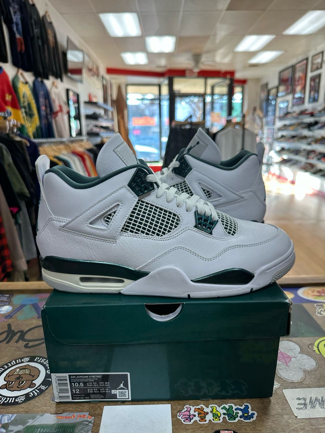 Jordan 4 Retro Oxidized Green Size 10.5 (Tried-On)