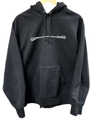 Supreme Shop Hooded Sweatshirt Black New York City Size Medium