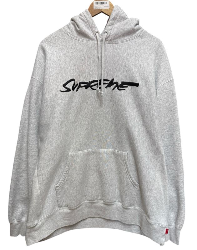 Supreme Futura Hooded Sweatshirt Ash Grey Size XL