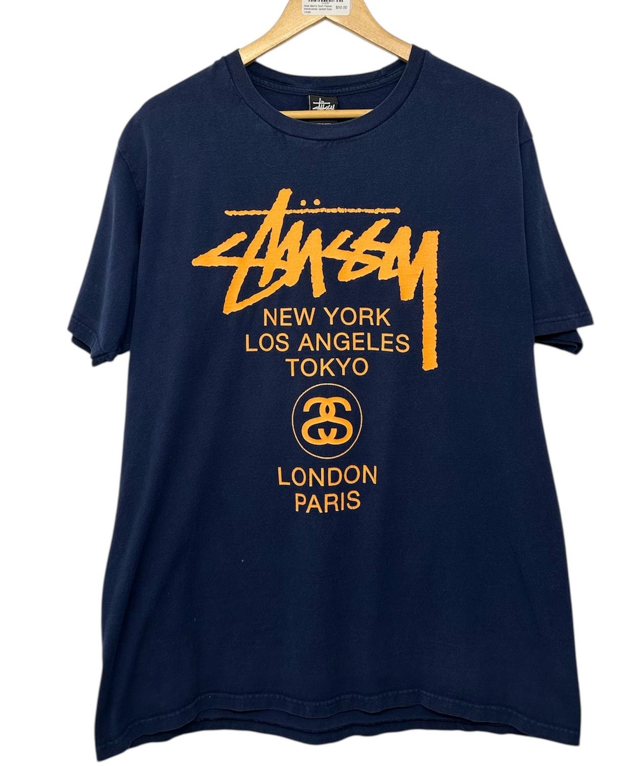 Stussy World Tour Tee Blue Size L