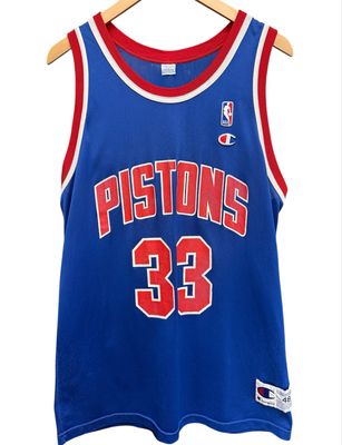 Vintage Grant Hill Pistons Champion Jersey Size XL